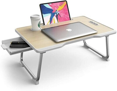 Aufgerüsteter Laptoptisch mit abnehmbarem Bücherständer, Elekin Frühstücksbett...