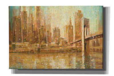 Epic Graffiti ''Champagne City'' by Danhui Nai, Giclee Canvas Wall Art