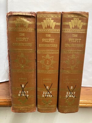 Pulpit Commentary Genesis Exodus Leviticus Numbers Deuteronomy Joshua Judges