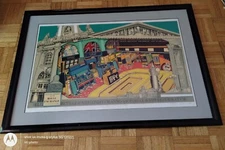 TEST OF TIME/LIFFE LONDON INT'L FIN FUT EXC, SILKSCREEN LTD ED PRINT T. SEAWELL