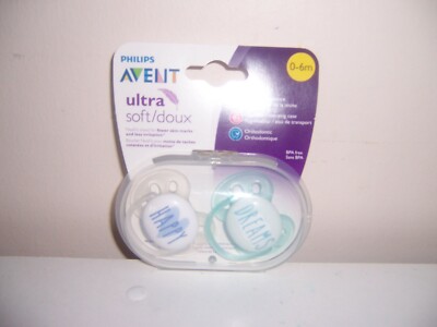 Avent Ultra Soft pacifier New happy Dreams   0-6  months   new HTF!!!