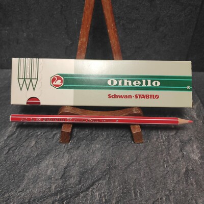 Schwan Stabilo Othello 840 Farbstifte Vintage 12 Stück Rot Zeichnen Architekt 
