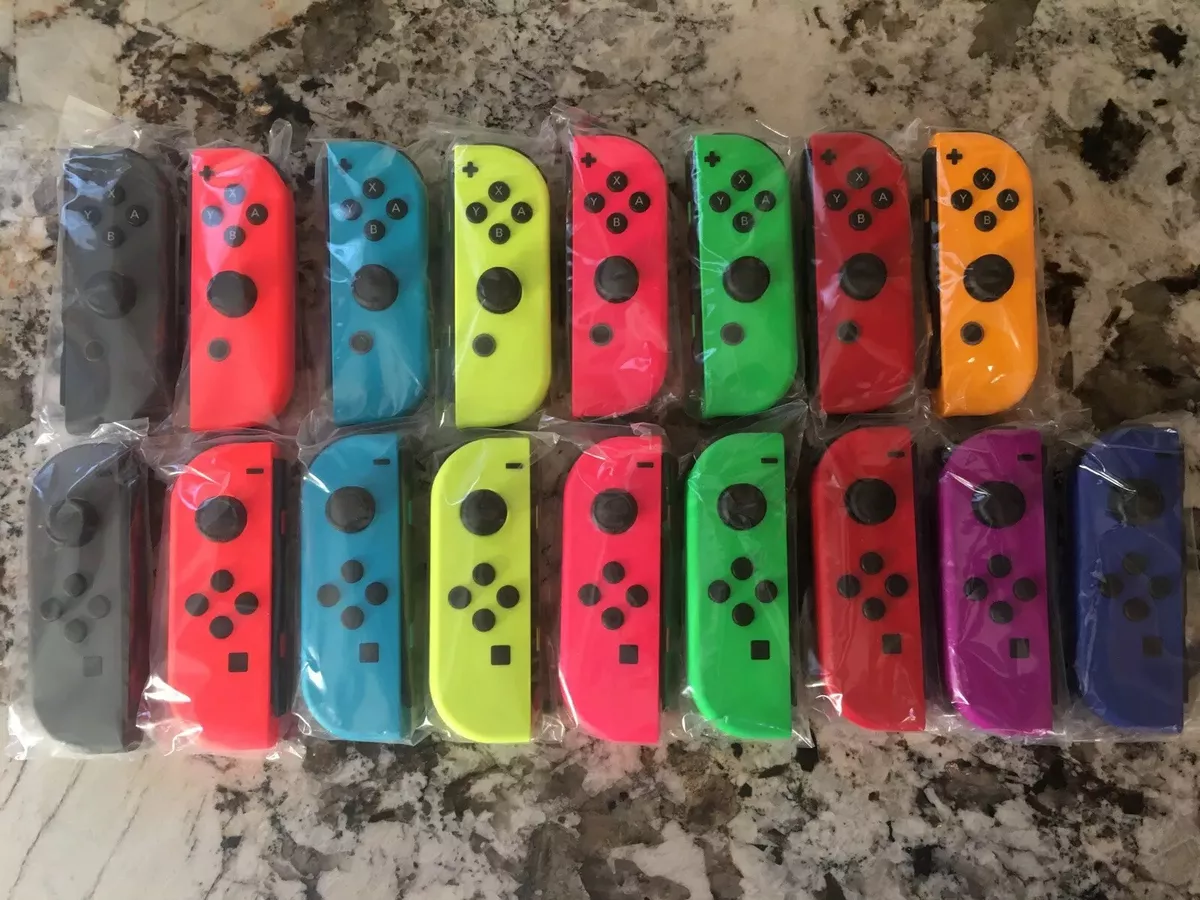 Nintendo Joy-Con (L/R) Controller Pair - Neon  Red/Blue/Yellow/Purple/Orange/Pink/Green and