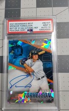 2021 Bowmans Best Baseball #B21SP Spencer Torkelson Auto 18/25 Atomic PSA 9 10