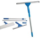 WINDOW TOOL MOP WASH & WIPE SET EXTENSION POLE TELESCOPIC SQUEEGEE KIT