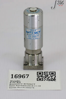 。 16967 KITZ SCT DIAPHRAGM VALVE, N.C.0.4~0.7MPA(G.), 3 PORT, SEAT