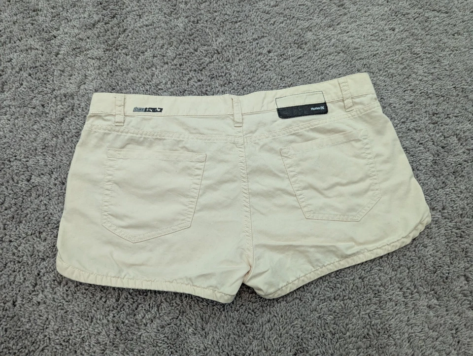 Pantalones Cortos Denim Hurley Mujer 29 Denim Beige Caliente Foto 4 de 4
