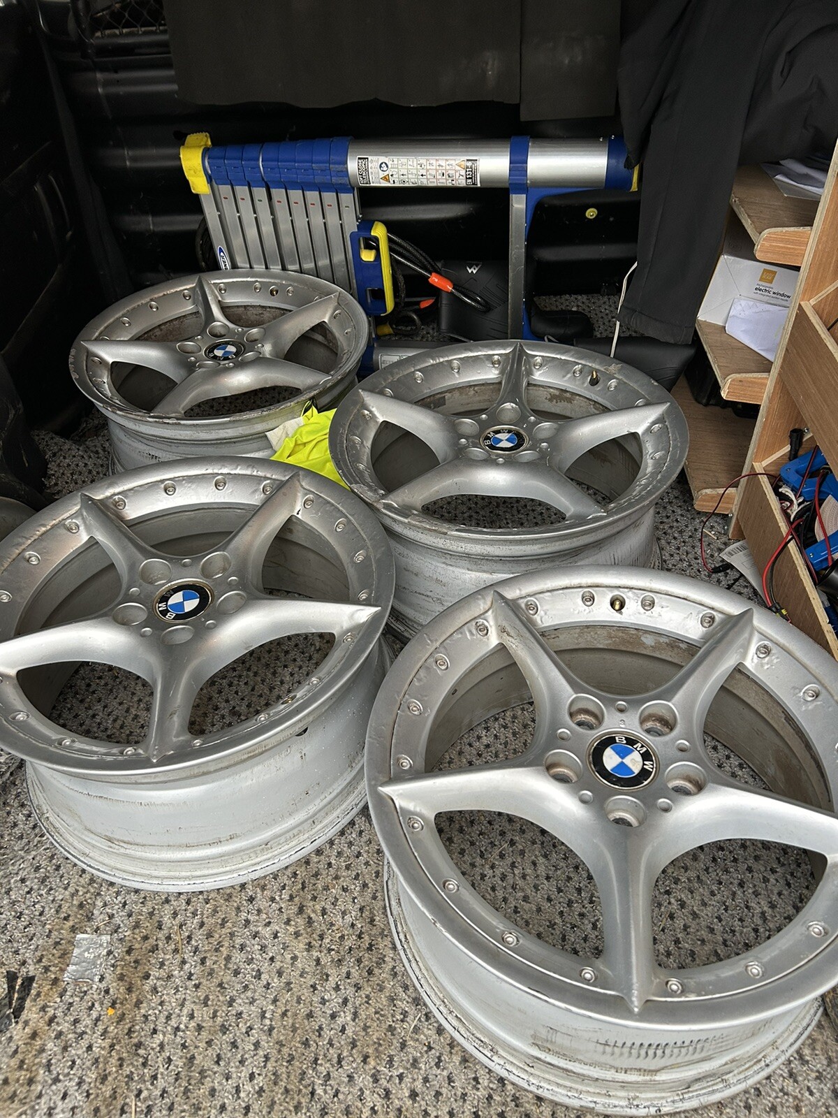18" GENUINE BMW 108 ALLOY WHEELS Z4 E85/E86 STAGGERED | eBay