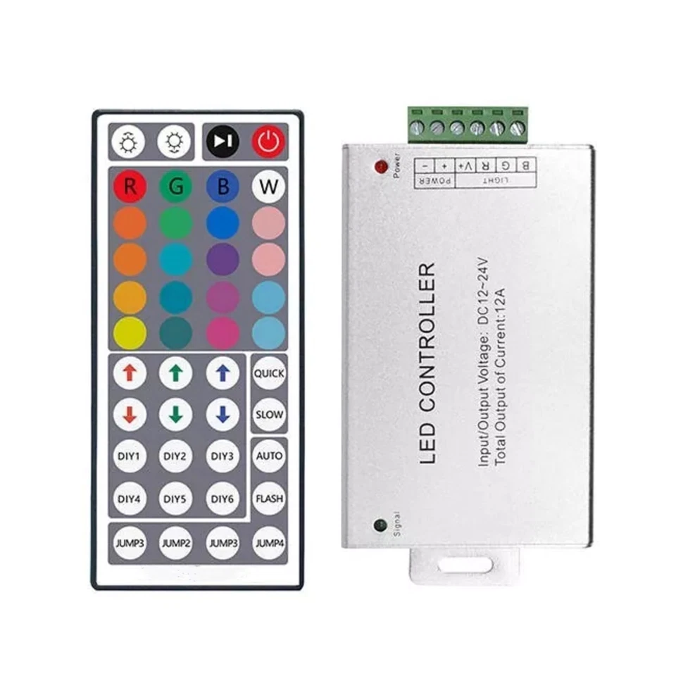 44 Key IR Control for SMD 3528 LED Strip Wireless RGB Controller DC 12V-24V vv - Image 2 of 4