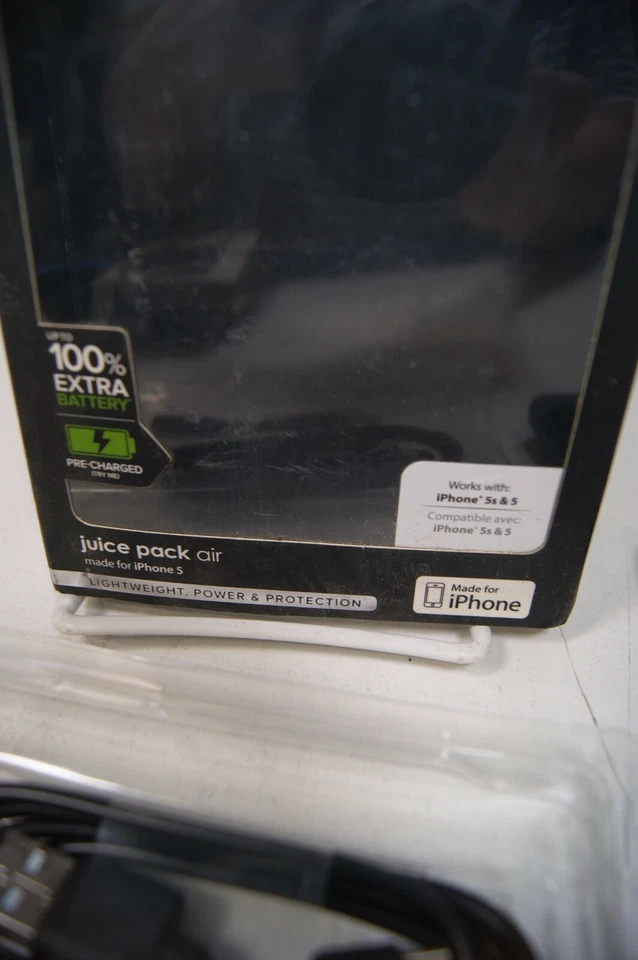 Mophie Juice Pack воздуха Apple iPhone 5 аккумулятор чехол комбо + наушники адаптер - Изображение 2 из 2