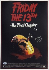 Ted White Signed Friday The 13th The Final Chapter 11x17 Poster Photo BAS COA Ted White Signed Friday The 13th The Final Chapter 11x17 Poster Photo BAS COA