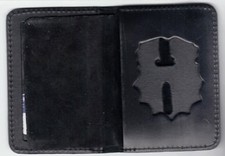 New York City Police Department - Chief's Badge recessed Cut-Out/ID Book Wallet
