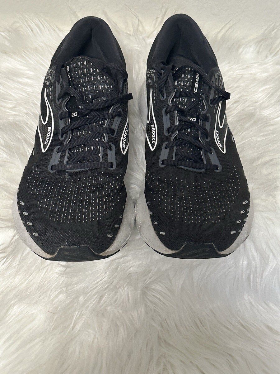 Mens Brooks Glycerin 20 Running Shoes Sz 9 Used Black 1103821D059 Black Mesh Size 9 - Brooks Glycerin 20 Black Alloy for sale online | eBay main image 3