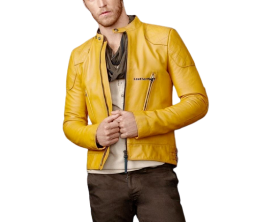 YELLOW CORD レザージャケット Lサイズ レーシング レザージャケット 本革 メンズ レディース L 古着 : Lucido