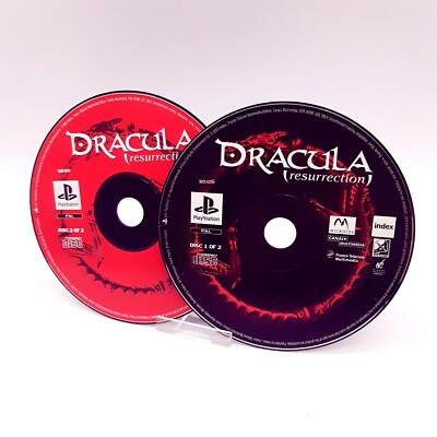PlayStation 1 – Dracula Résurrection – ⚠️ CD1 Manquant + Notice Manquante – Occasion
