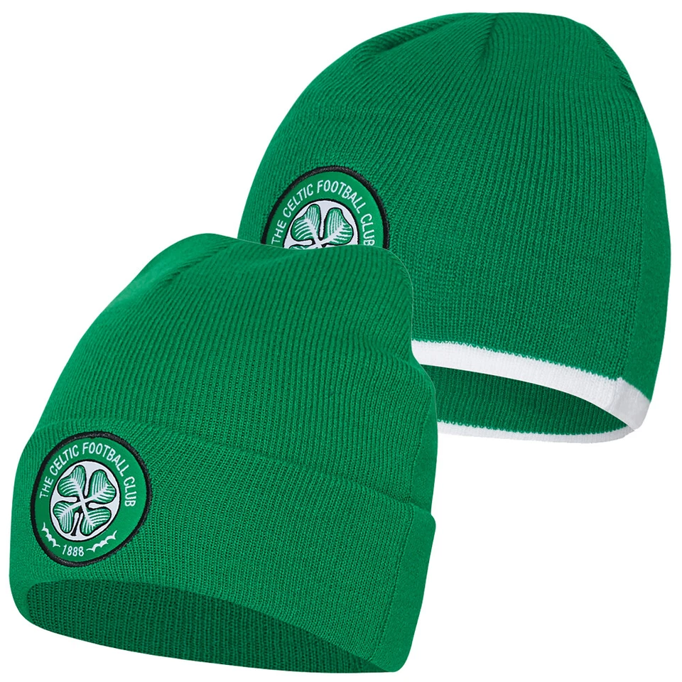 OFFICIAL CLUB MERCHANDISE Celtic Glasgow Kinder Fußball Fan Sport Beanie Mütze Touchscreen Handschuhe neu