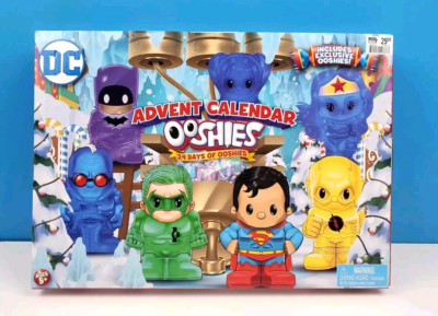 DC Advent Calendar 24 Days of Ooshies ~ Exclusive Ooshies! Head Start Brand New!