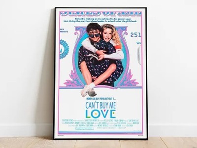 Cant Buy Me Love Poster | Cant Buy Me Love - Minimalist Movie Poster |