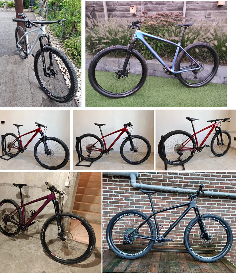 Велосипеды Airwolf T1100 29er MTB с карбоновой рамой и жестким хвостом 148x12 мм Boost XC хрустальные - Изображение 3 из 4