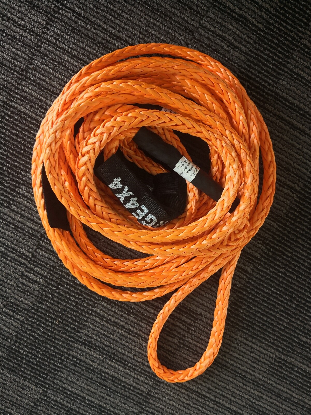 Winch Extension TOW rope 11mm *20m, Breaking 11000kgs 4x4 4WD