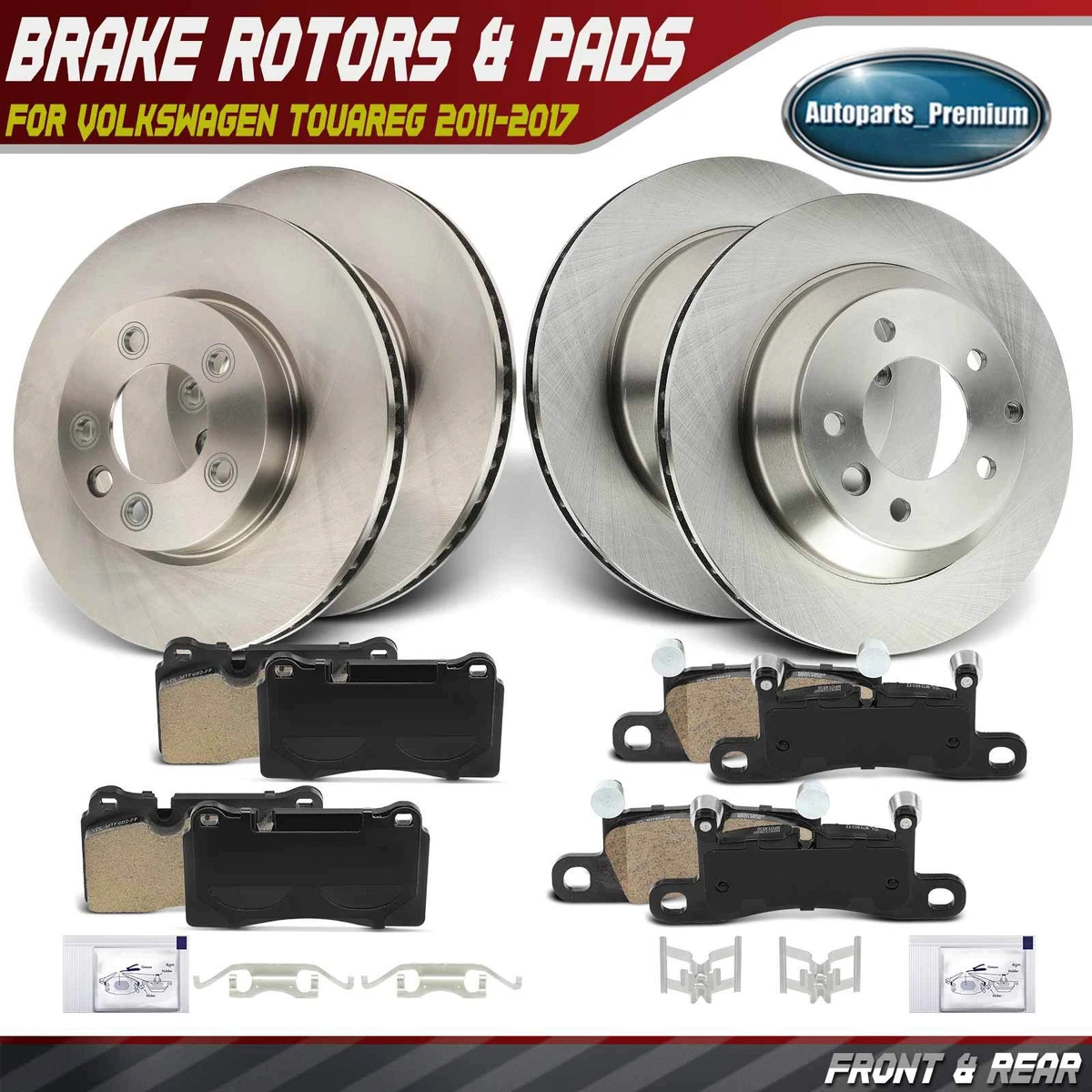 Semi Metallic Brake Pads And Rotors |fits 2011