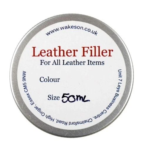 Leather Repair Filler Compound - Repair Cracking, Holes, Scuffs, Scratches Vinyl