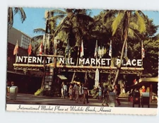 Postcard International Market Place At Waikiki Beach Hawaii