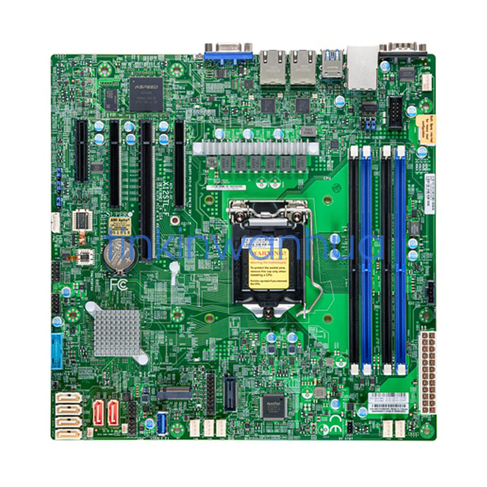 For Supermicro X12STL-F Intel C252 LGA-1200 Micro-ATX Server Motherboard