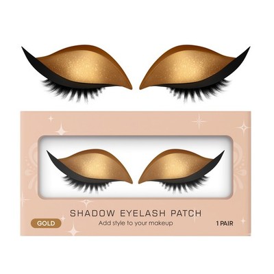 Women Portable Shiny Eye Shadow Eyelash Patch Waterproof 1 Pairs Cosmetic