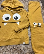Boy s Baby Gap Moster Graphic Sweatshirt/Sweatpants Size 5