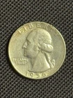 Extremely Beautiful 1956 Washington Head SILVER Quarter!