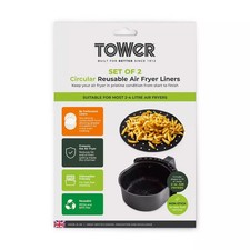Image of Tower Non-Stick Liners for 2-4L Air Fryer (2pk)