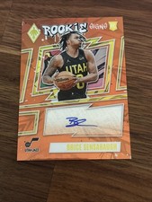 Brice Sensabaugh 2023 Panini Phoenix /49 Orange Prizm AUTO RC Rookie Signs