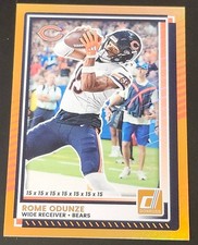 2025 Donruss Rome Odunze 15X15X15X15X15X15X15 SP Orange JERSEY MATCH #15/15 1/1!