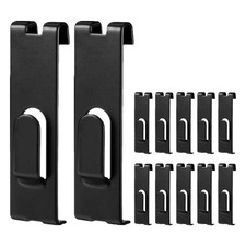 12pcs Metal Grid Wall Hook: Picture Frame Display Rack Wire Grid Panels Display