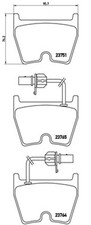 BREMBO Bremsbelagsatz Scheibenbremse PRIME P 85 078 für AUDI VW PHAETON R8 C5 A6
