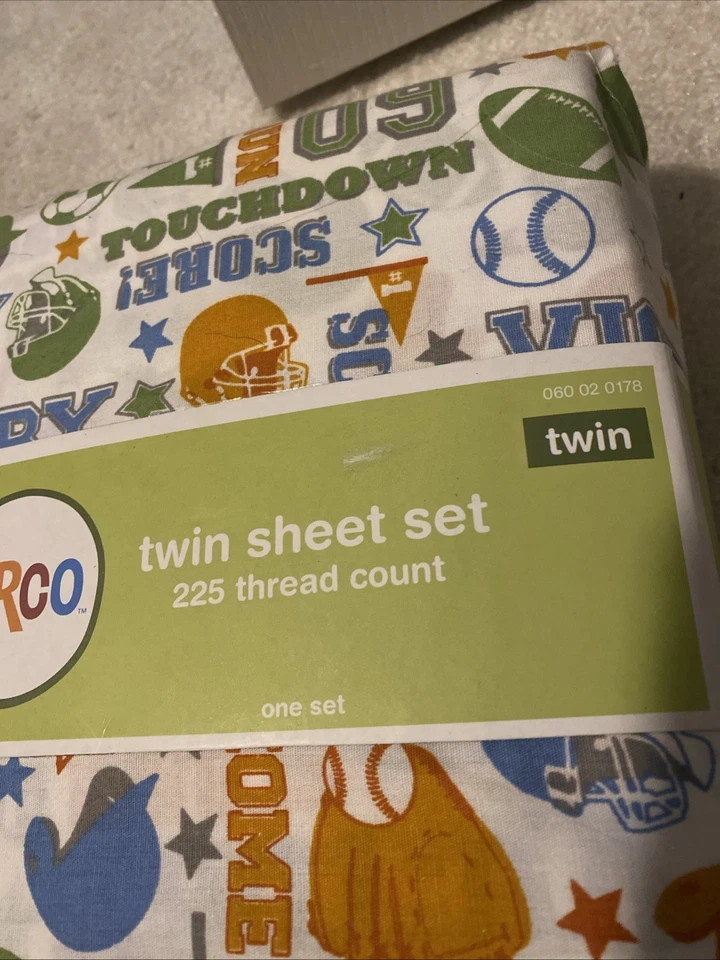 New In Package 3 piece Circo Score! Collection Sports Twin Sheet Set - Image 2 of 4