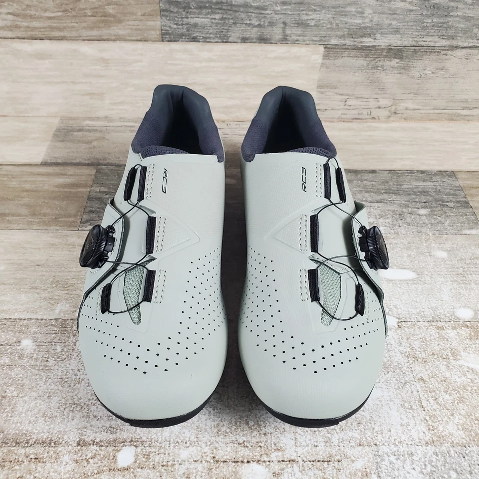 禧玛诺 SH-RC300 Dynalast 女式公路自行车鞋 8 码淡绿色自行车运动鞋 — 第 2/4 张图片