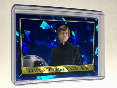 2023 Topps Chrome Sapphire Luke Skywalker: The Jedi Blue Return of the Jedi #141