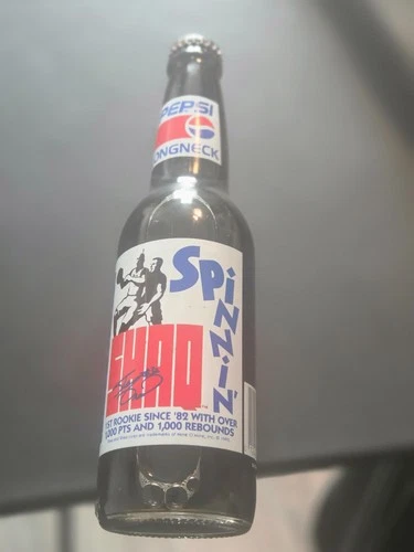 Shaquille O'Neal 1992-93 Pepsi 'Spinin' Shaq Longneck Bottle - Orlando Magic