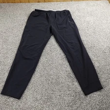 Fabletics Pants Mens L 32X30 Black Fundamental Tech Performance Stretch Athletic