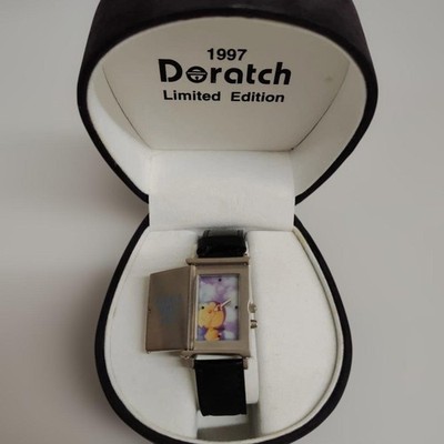 1997 Dratch Anywhere Door Watch Vintage Unused Analog Clock