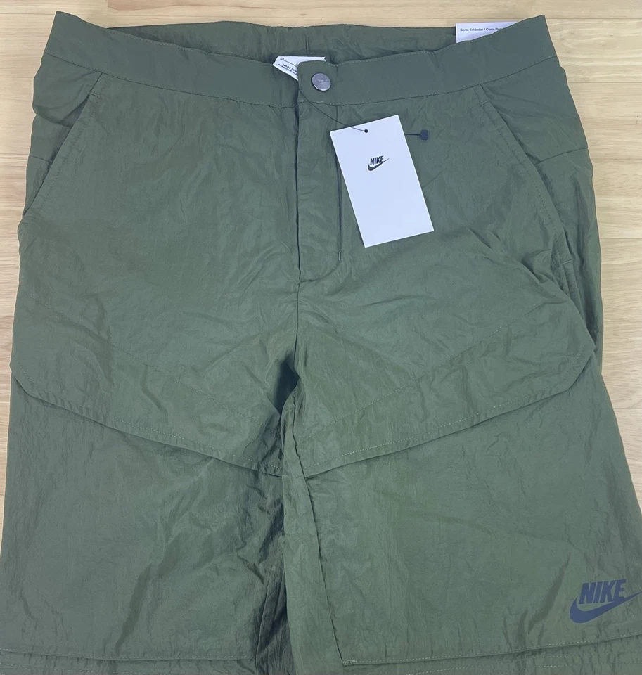 Shorts cargo Nike tecido utilitário verde oliva - DO6584-326 - Infantil tamanho XL - Novo com etiquetas - Imagem 2 de 4