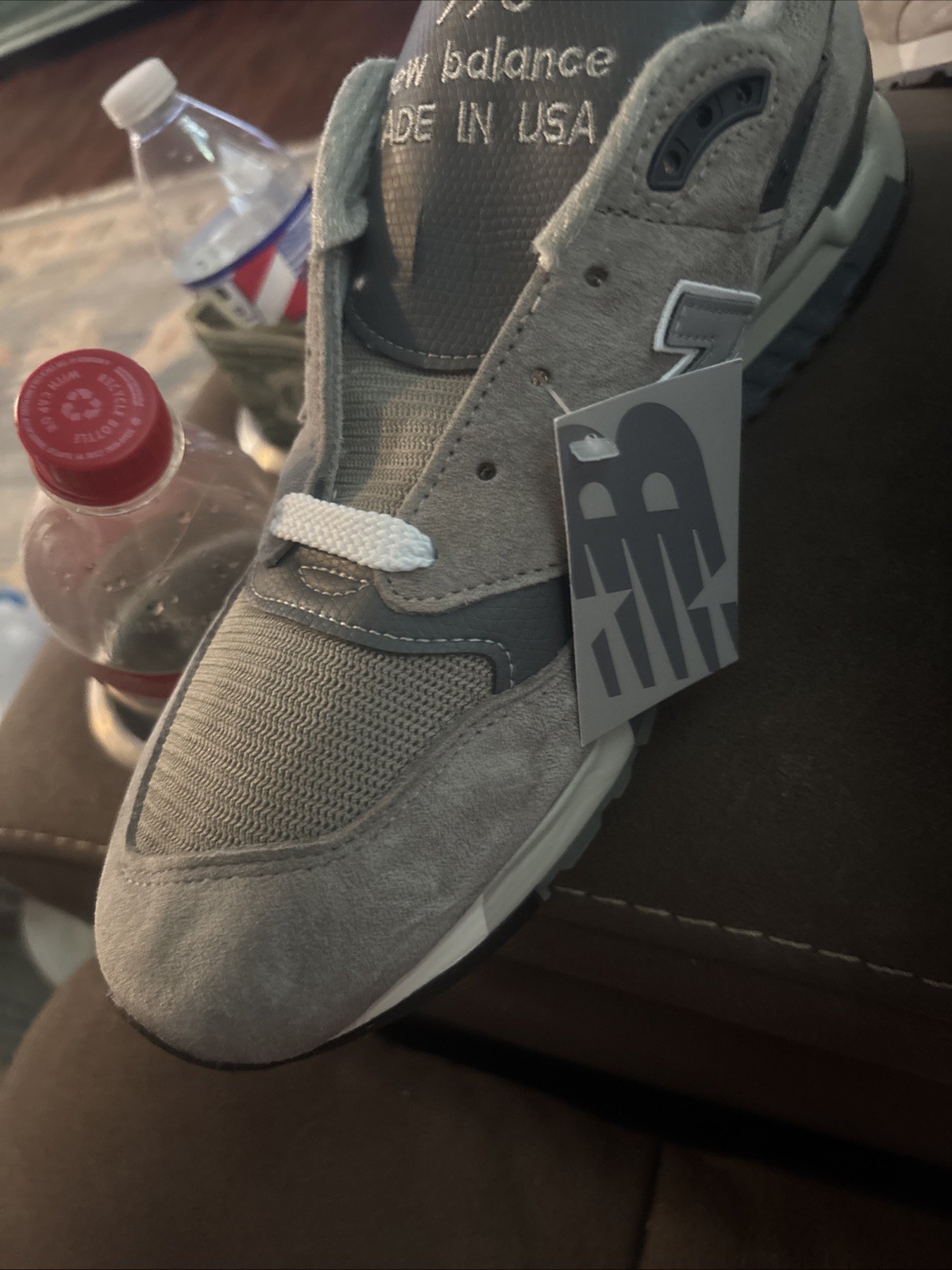 New Balance 998 Made in USA Grey Silver SZ 9 Men's Classic U998GR New Auth thumbnail 4