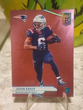 JAVON BAKER  6/13 JERSEY MATCH PINK RC NEW ENGLAND PATRIOTS 2024 DONRUSS ELITE 