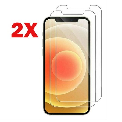 2 PCS Tempered Glass Protector for iphone 15 14 13 12 11 pro max mini XR X XS US