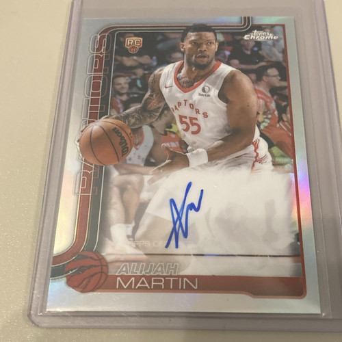 2025 Topps Alijah Martin Chrome Rookie Autographs (Raw)