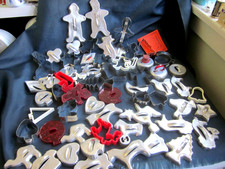 VINTAGE COOKIE CUTTERS LOT OF 63