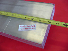 1-1/2" X 6" ALUMINUM 6061 FLAT BAR 10" long SOLID T6511 Extruded Mill Bar Stock