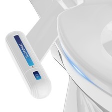 Ultra-Slim Bidet Attachment for Toilet, Non-Electric Dual Nozzle Rear Femi...